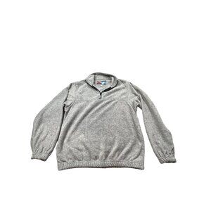 Sierra Pacific Womens Small Grey Outdoor Pullover Jacket 1/4 Zip Closure Hiking